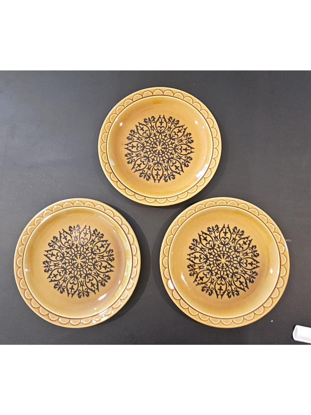 Vintage Homer Laughlin 10” Dinner Plates (3) Castilian Coventry Dinnerware